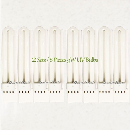 Pack led uv light - 8, 9w