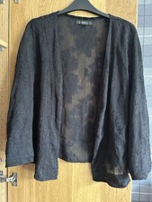 Next Black Cover Sparkle Kimono Size L