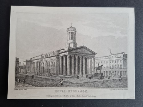 Antique 1847 print royal - 1847,