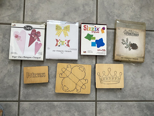 Sizzix cutting dies mixed lot - sizzix,