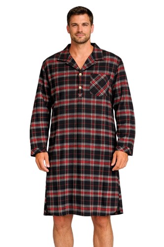 Mens brushed cotton - cotton, nightshirt