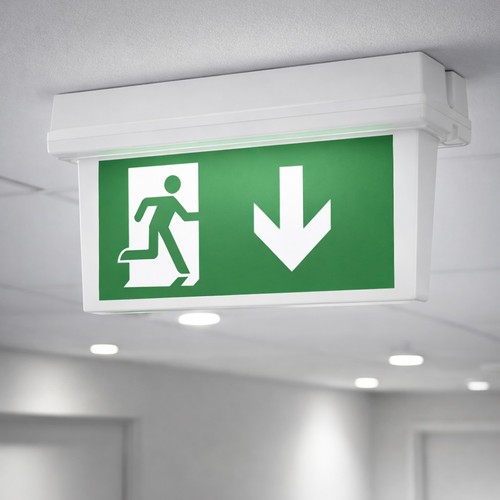 Led emergency exit sign light - exit,