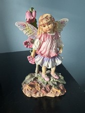 Little Foxglove Faerie Poppet Figure By Christine Haworth,  Limited Edition. VGC