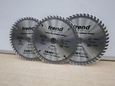3 X TREND 160MM X 20MM 48T TCT PLUNGE SAW BLADES FESTOOL TS55 CSB/16048