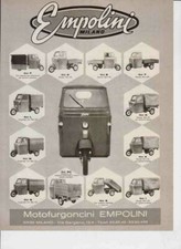 advertising Advertising brochure-MOTOROVANS EMPOLINI '73-MOTORCYCLE EPOCH 