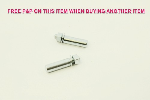 Pair rare unmilled cotterpins - pair,
