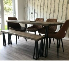 Industrial Table And Bench