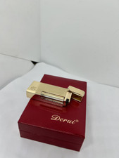 Amazing Gold plated Collectable Vintage gas lighter soft flame old school
