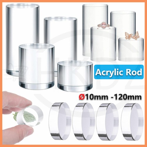 Clear acrylics rod round - clear,