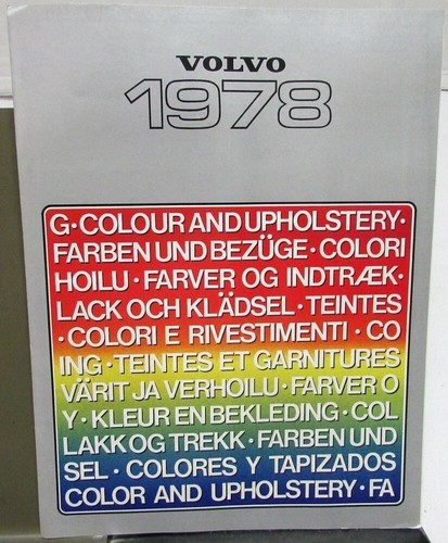 1978 volvo color upholstery - volvo,