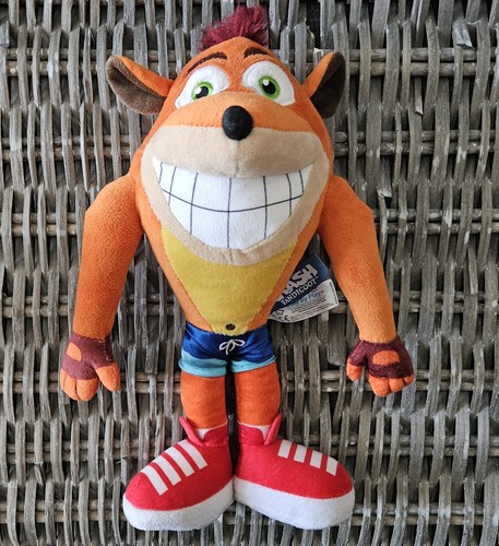 Crash bandicoot plush soft toy - crash,