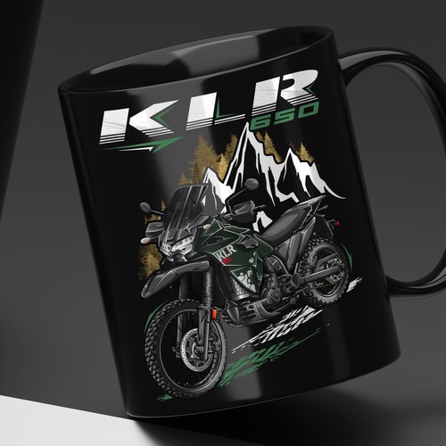Coffee mug for kawasaki - coffee, klr650