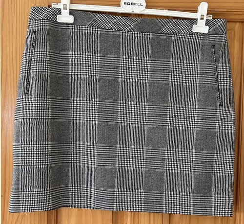 Next grey plaid mini skirt - next,