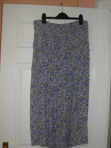 Joules blue floral skirt - , size