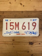 Vintage South Dakota 1987 US