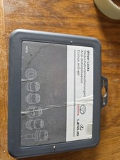 Toyota Lexus Genuine Wheel Lock Set PW456-00000 Anti-Theft Alloy Wheel Nuts Key