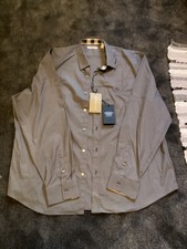 Burberry Brit Grey Long Sleeved Suit Shirt Size XXXL