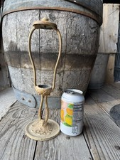 Antique Ornate Cast Iron Table Lamp Base Parts Art Nouveau 12” High Desk Aladdin