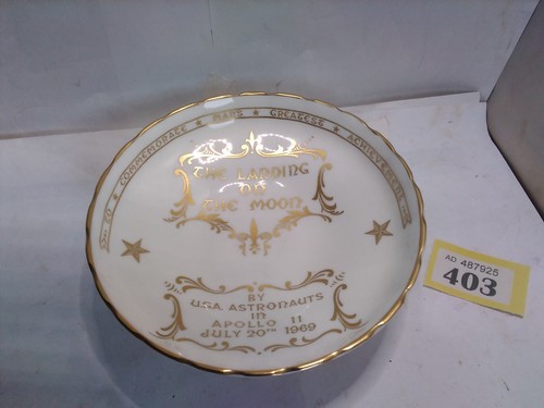 Aynsley moon landing bowl dish - moon,