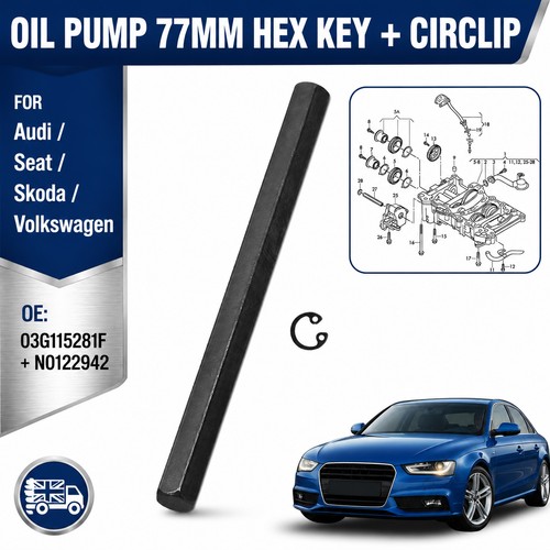 Balance shaft oil - shaft, pump