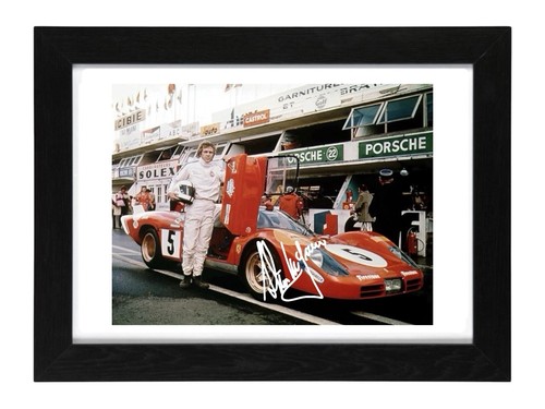 Steve mcqueen signed autograph - steve,