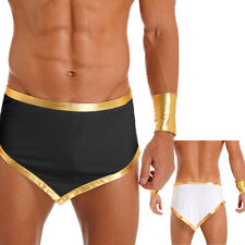 Men Trunks Cosplay Boxer Caveman Shorts Funny Loincloth Halloween Costume Party