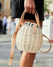 ZARA NEW RAFFIA CROSSBODY