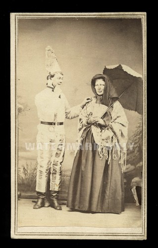 Weird 1860s cdv - 1860s, dunce