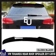 REAR ROOF SPOILER WING LIP FOR VW TOUAREG 7P 2011-2018 GLOSS BLACK