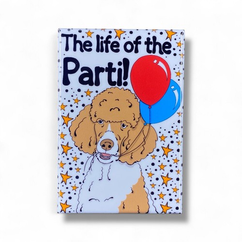 Tan parti poodle life the - tan, of