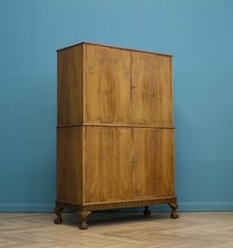 Vintage art deco walnut drinks - walnut,