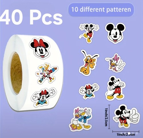 40x disney stickers donald - 40x,
