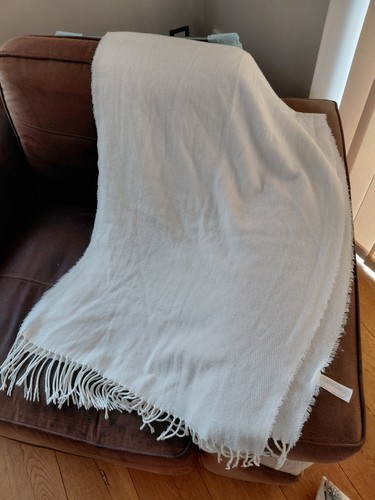 Large ivory scarf - large, /