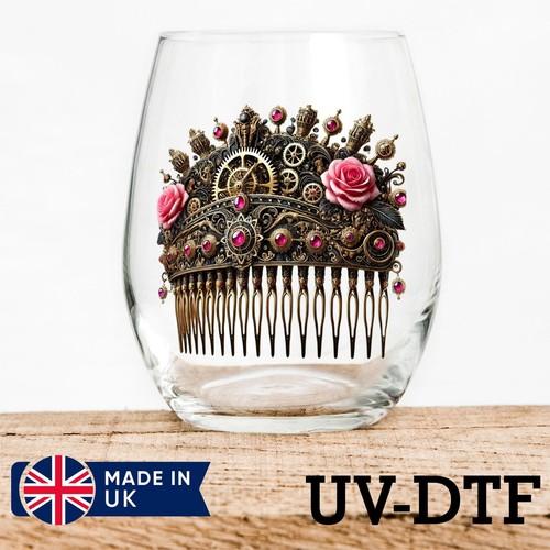 Steampunk hair comb 8pcs - steampunk,