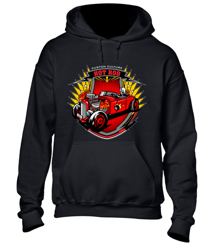 Hot rod custom hoody hoodie - custom,