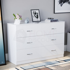 White Chest of Drawers Modern