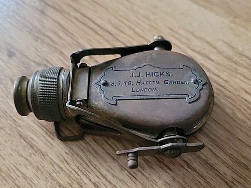 Antique hicks marine brass - j,