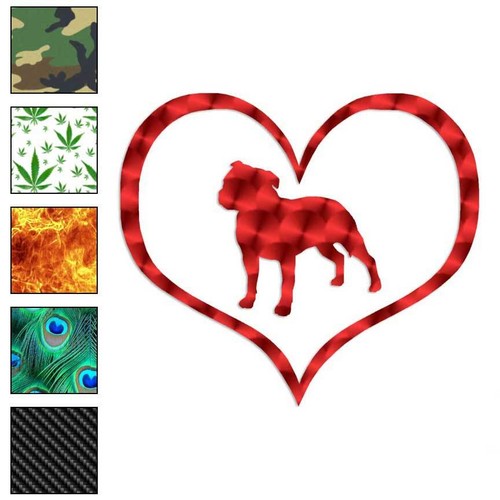 Heart staffordshire terrier - heart,