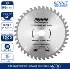 TCT Circular Saw Blade 185mm x