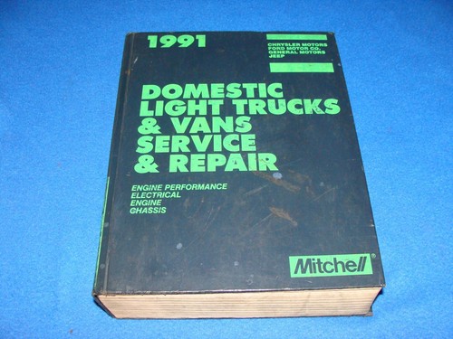 Mitchell manuals 1991 domestic - 1991,