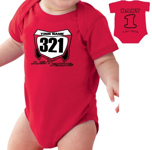 Motocross baby number plate - motocross,