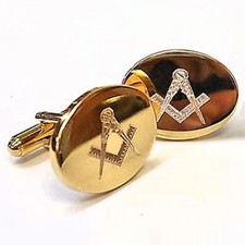 Engraved Gold Plated Masonic