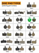 Clarks Disc Brake Pads Organic MTB Hybrid Road SHIMANO TEKTRO SRAM CLARKS HOPE
