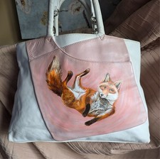 RADLEY PINK WHITE LEATHER TWIN