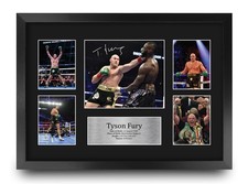 Tyson Fury Signed Boxing A3
