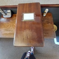 Vintage Wooden Cash Register Shop Till Drawer With Working Bell Prop