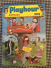 Playhour Annual 1978 Unclipped Unclipped Magic Roundabout Acceptable Condition