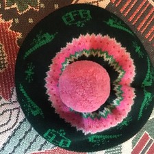  BLACK AND GREEN FAIR-ISLE