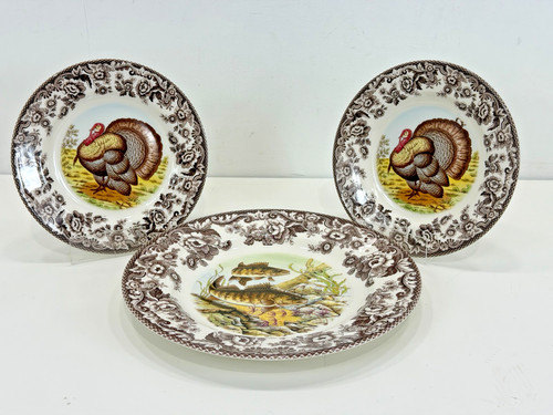 Spode woodland turkey plates - plates, &