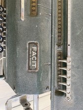 Vintage Atvidaberg Facit Calculator Machine Sweden block & Anderson ltd